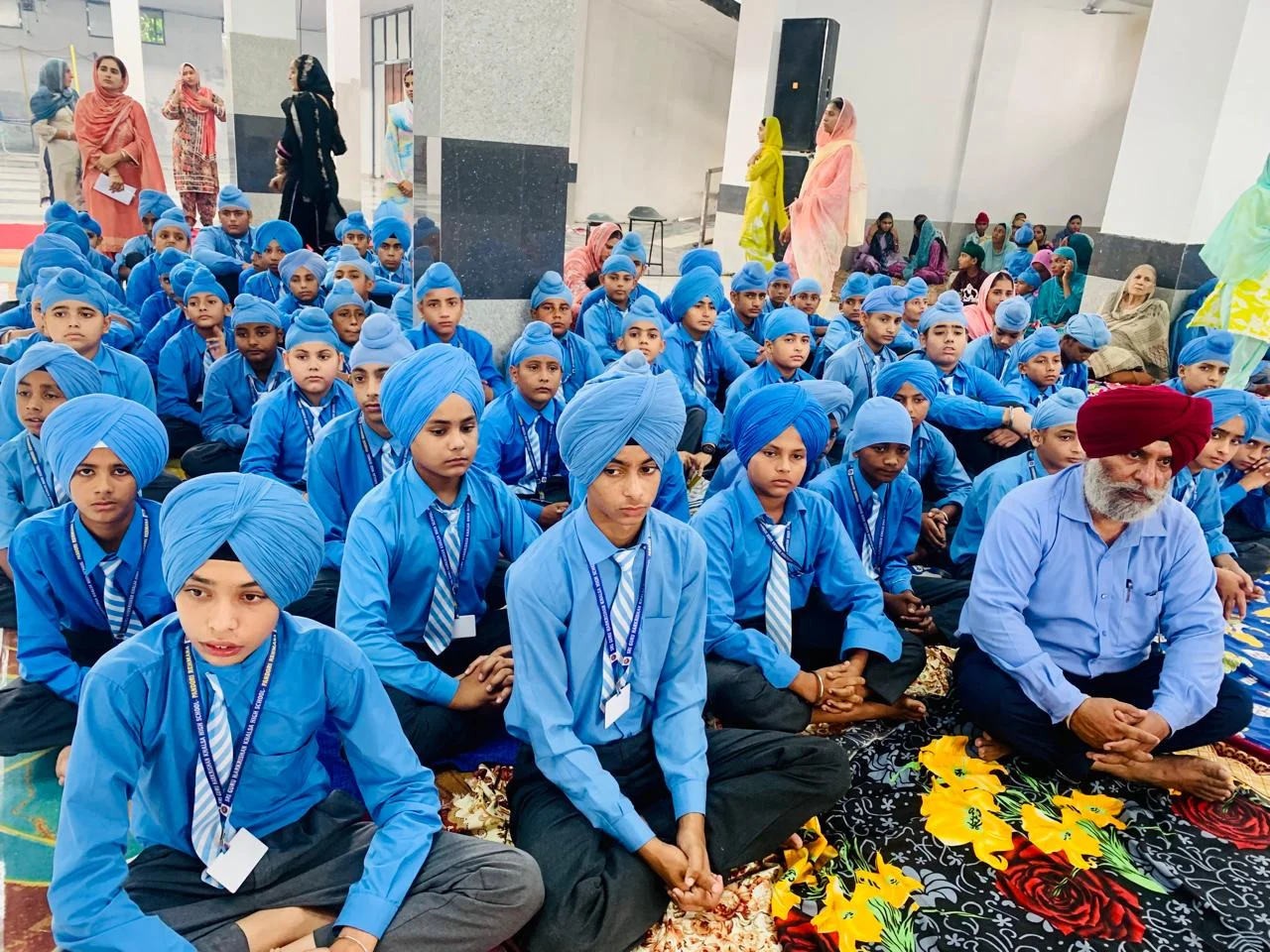 Sri Guru Harkrishan Khalsa High School Matriculation Students Morning Assembly Tarn Taran